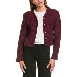 Colette Rose Womens  Cardigan, Red